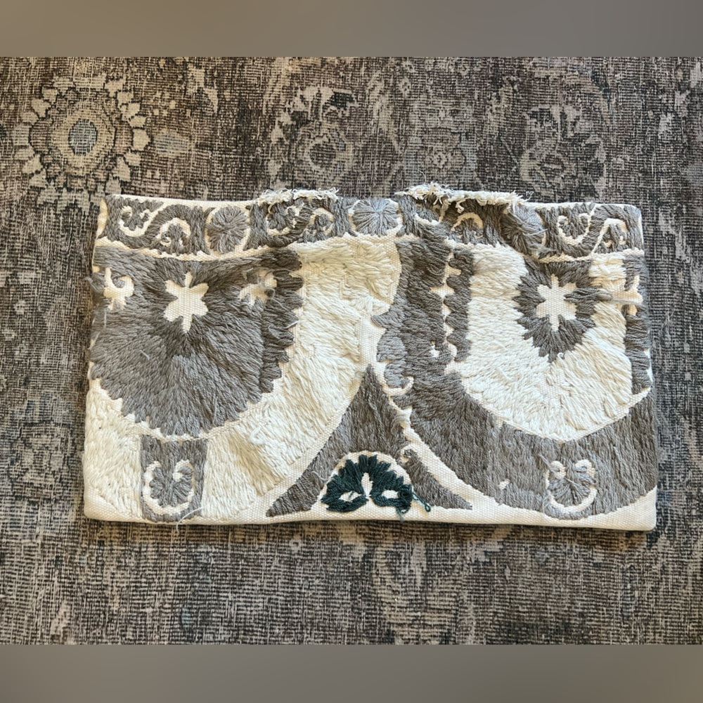 Arhaus Suzani Lumbar Pillow Cover 23 x 13 inches
